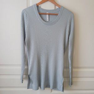 Athleta Women's Lincoln Park Sweater Glacier Blue Size XL